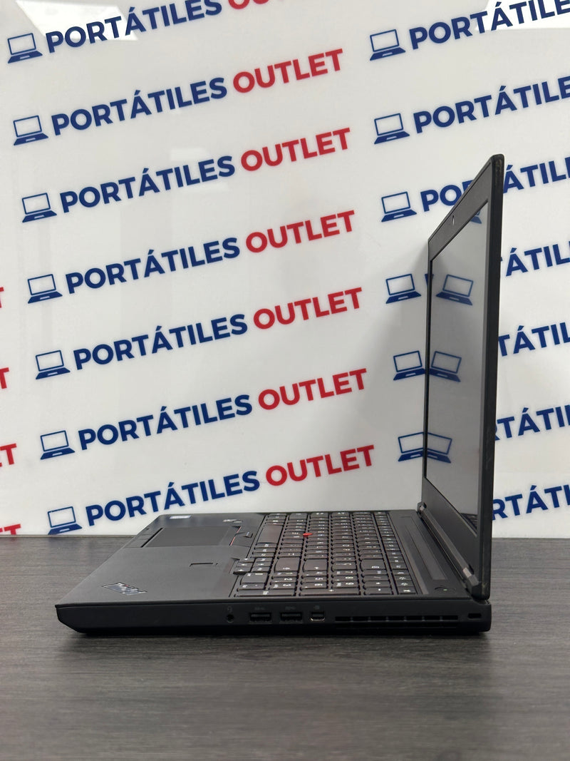 Lenovo Thinkpad P50 Core i7 i7-6820HQ 2.7GHz (Total: 4 cores) 16GB 256GB SSD