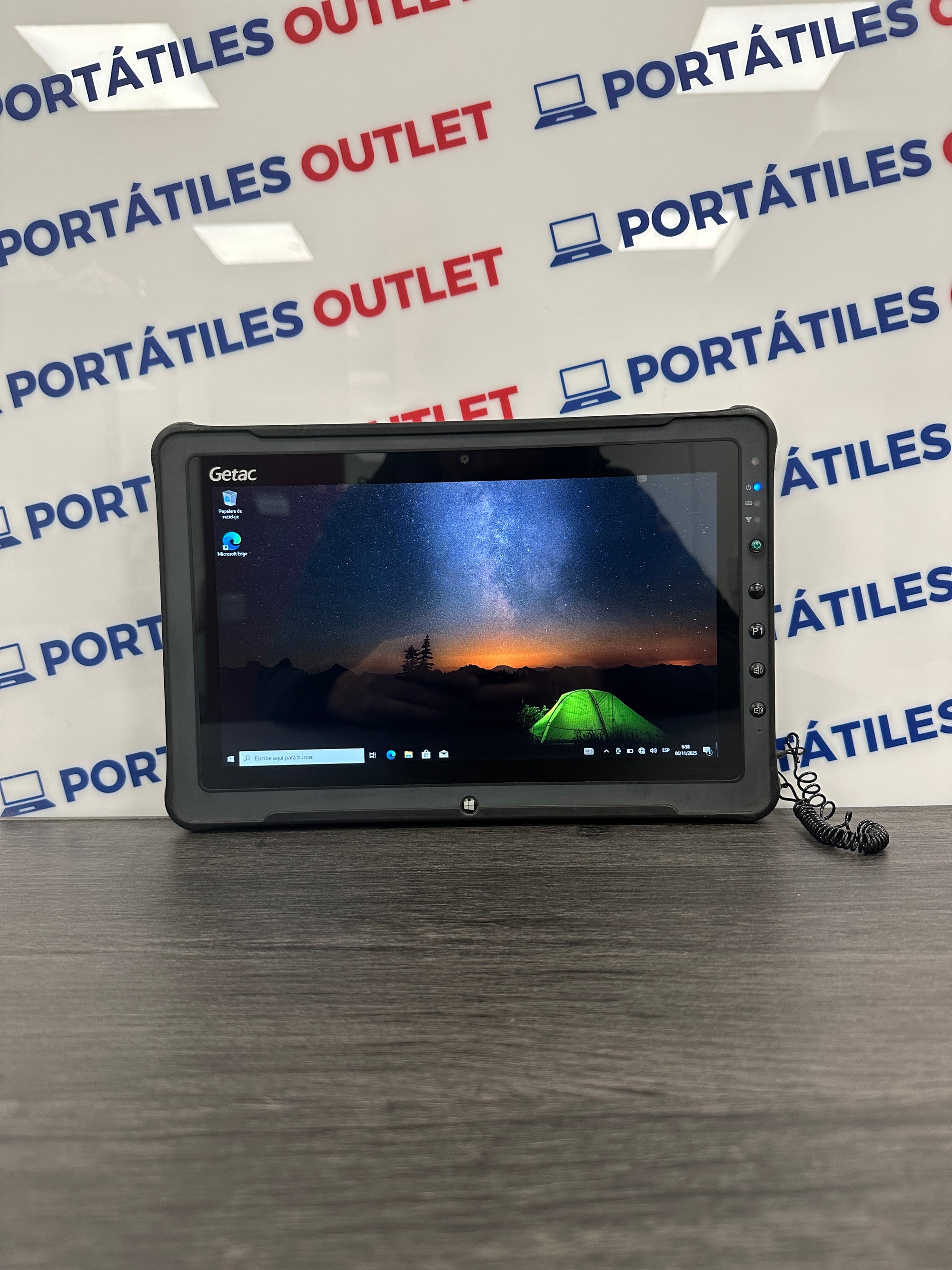 Getac Rugged Tablet F110 G4 Core i5 i5-7200U 2.5GHz (Total: 2 núcleos) 8GB 128GB SSD - Portátiles Outlet