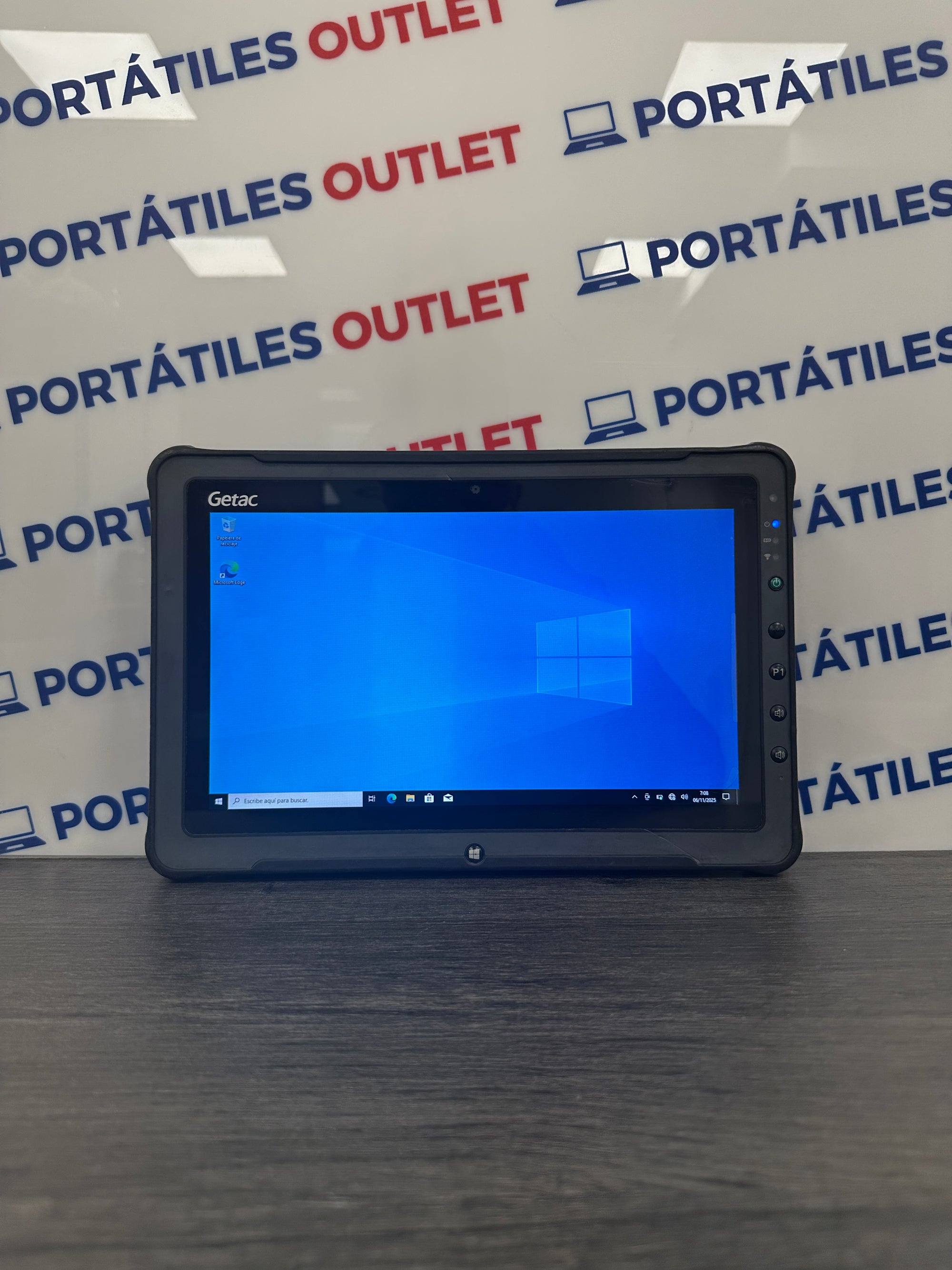 Getac Rugged Tablet F110 G4 Core i5 i5-7200U 2.5GHz (Total: 2 núcleos) 8GB 128GB SSD - Portátiles Outlet