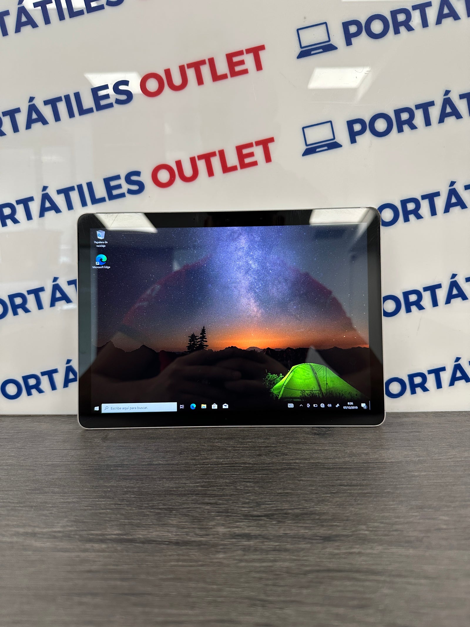 Microsoft Surface GO 2 Core M3 M3-8100Y 1.1GHz (Total: 2 cores) 8GB 128GB SSD - Portátiles Outlet