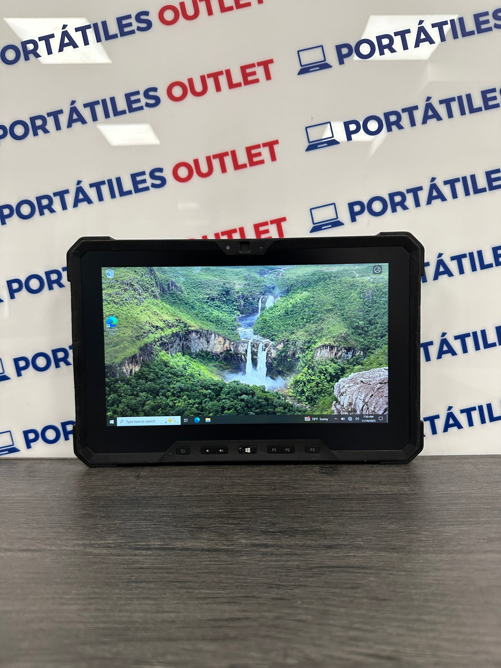 Dell Latitude 7212 Rugged Extreme Core i3 i3-7100U 2.4GHz (Total: 2 núcleos) 8GB 256GB SSD - Portátiles Outlet