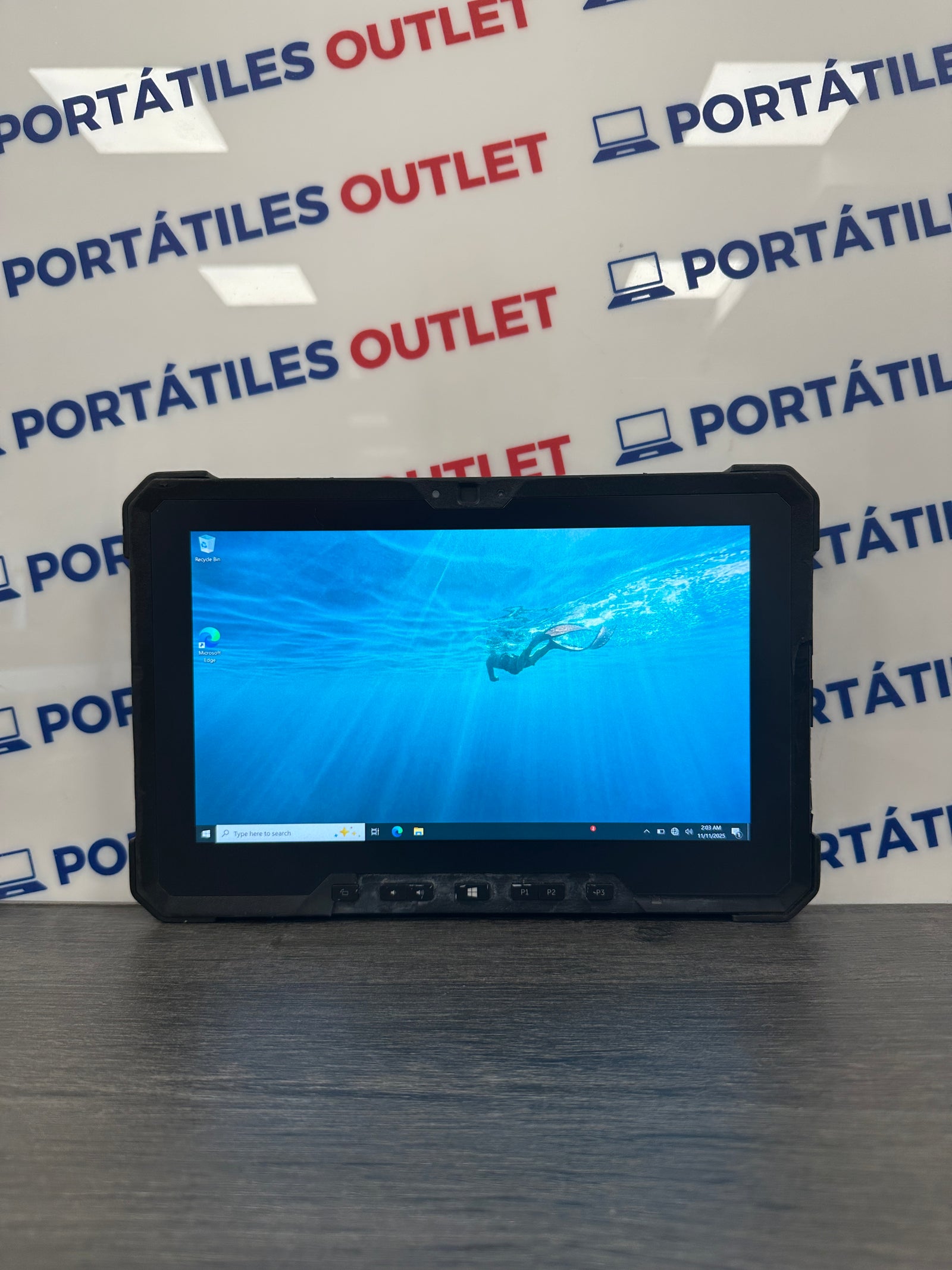 Dell Latitude 7212 Rugged Extreme  Core i3 i3-7100U 2.4GHz (Total: 2 núcleos) 8GB 256GB SSD - Portátiles Outlet