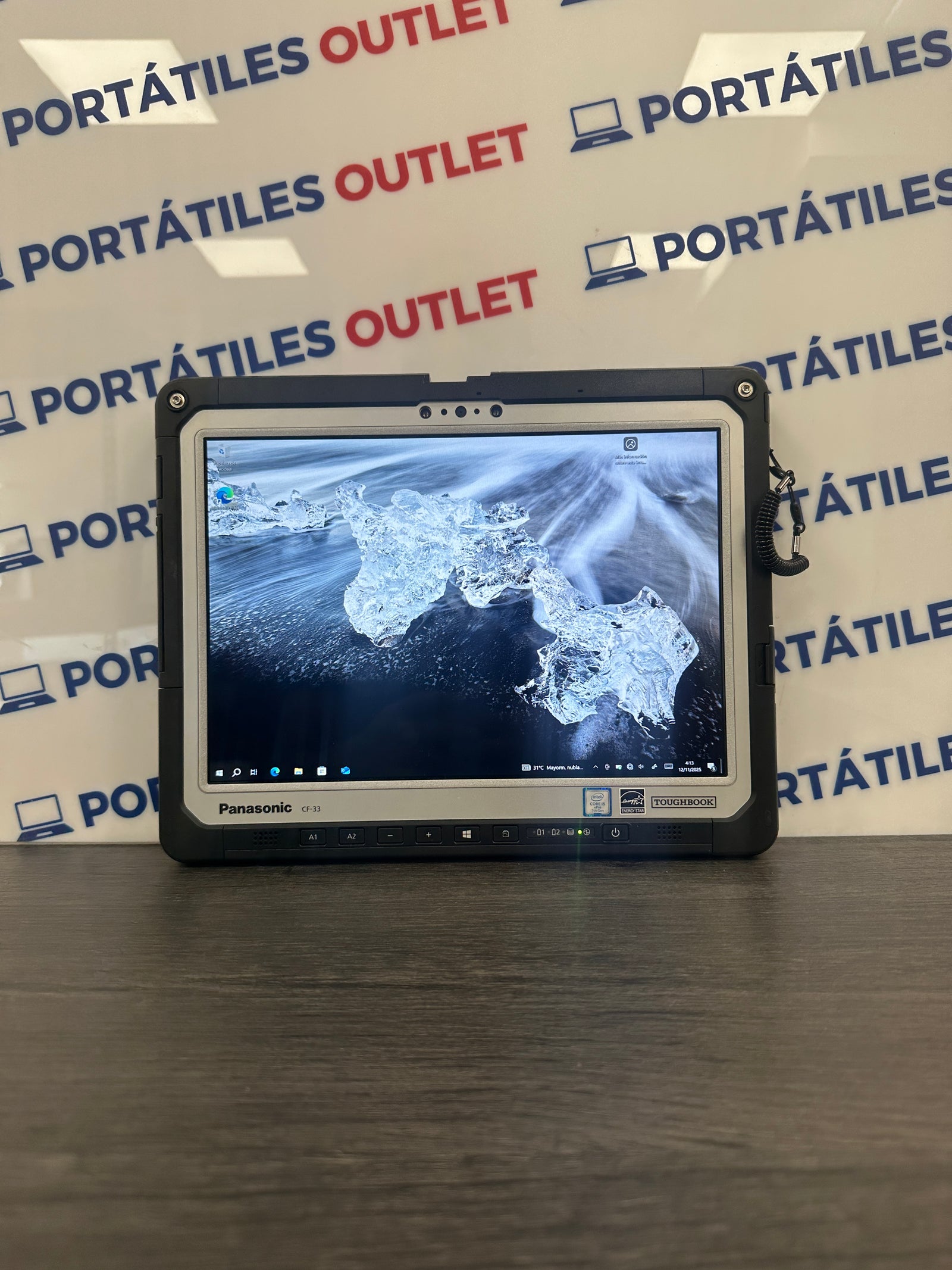 Panasonic ToughBook CF-33 Core i5 i5-7300U 2.6GHz (Total: 2 cores) 8GB 256GB SSD - Portátiles Outlet