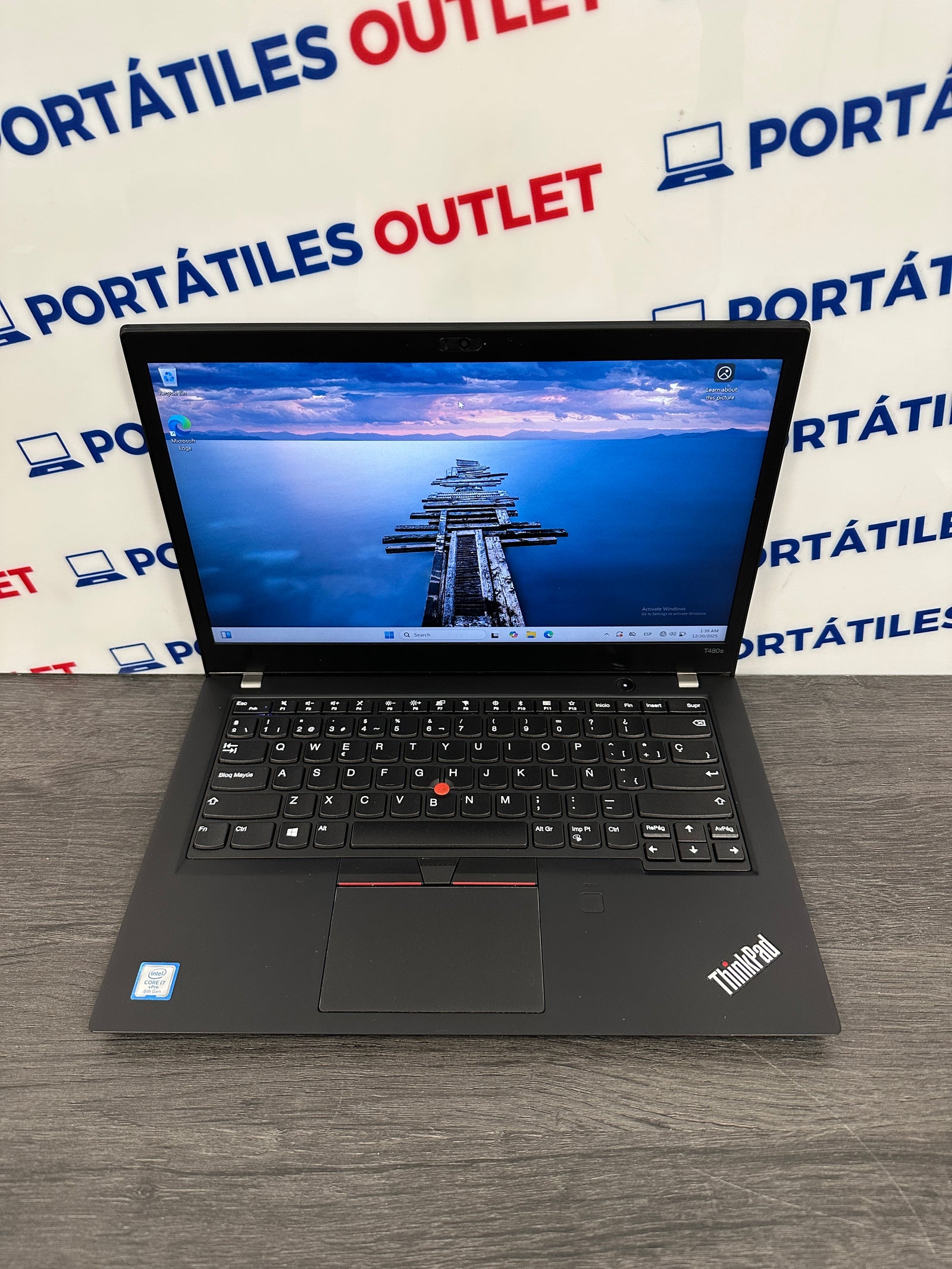 Lenovo Thinkpad T480S Core i7 i7-8650U 1.9GHz (Total: 4 núcleos) 16GB 512GB SSD