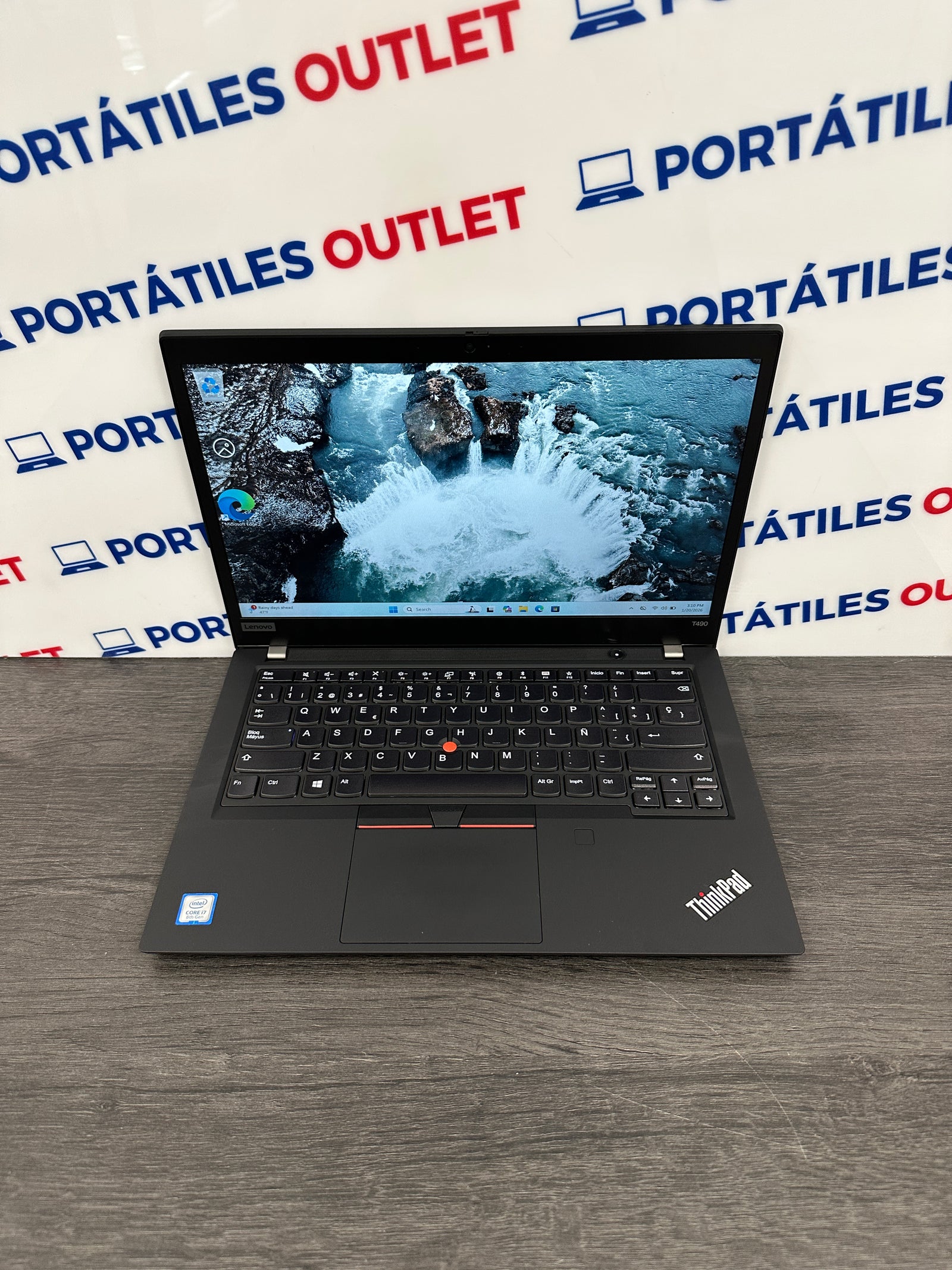 Lenovo Thinkpad T490 Core i7 i7-8565U 1.8GHz (Total: 4 núcleos) 8GB 128GB SSD