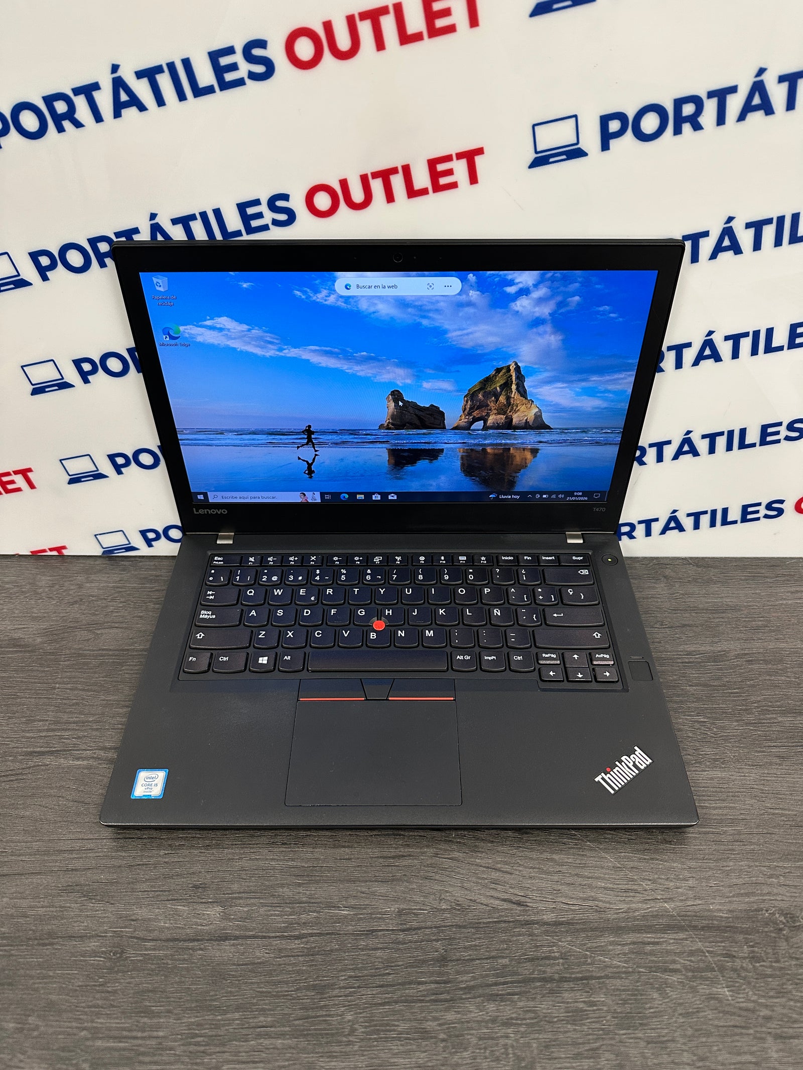 Lenovo Thinkpad T470 Core i5 i5-6300U 2.4GHz (Total: 2 núcleos) 16GB 500GB SSD