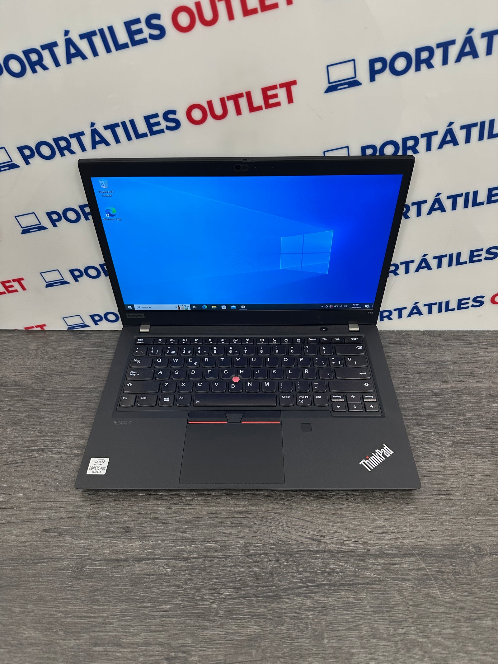 Lenovo Thinkpad T14 GEN 1 Core i5 i5-10310U 1.7GHz 16GB 512GB SSD - Portátiles Outlet