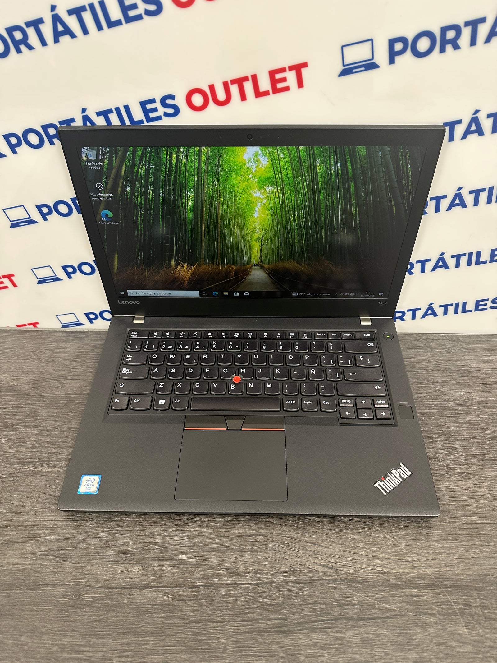Lenovo Thinkpad T470 Core i5 i5-6300U 2.4GHz (Total: 2 núcleos) 16GB 500GB SSD - Portátiles Outlet