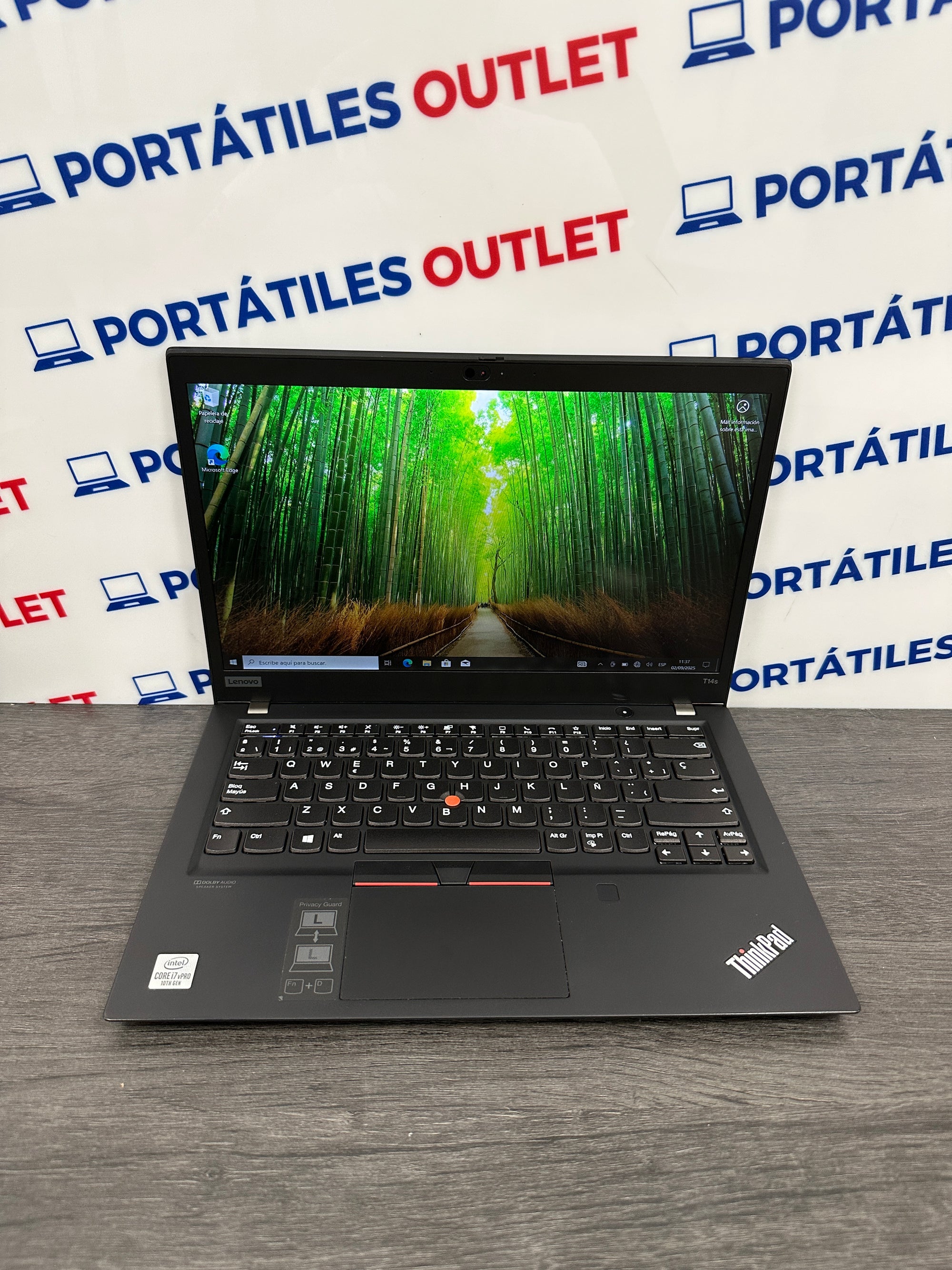 Lenovo Thinkpad T14S GEN 1 Core i7 i7-10610U 1.8GHz (Total: 4 núcleos) 32GB 512GB SSD