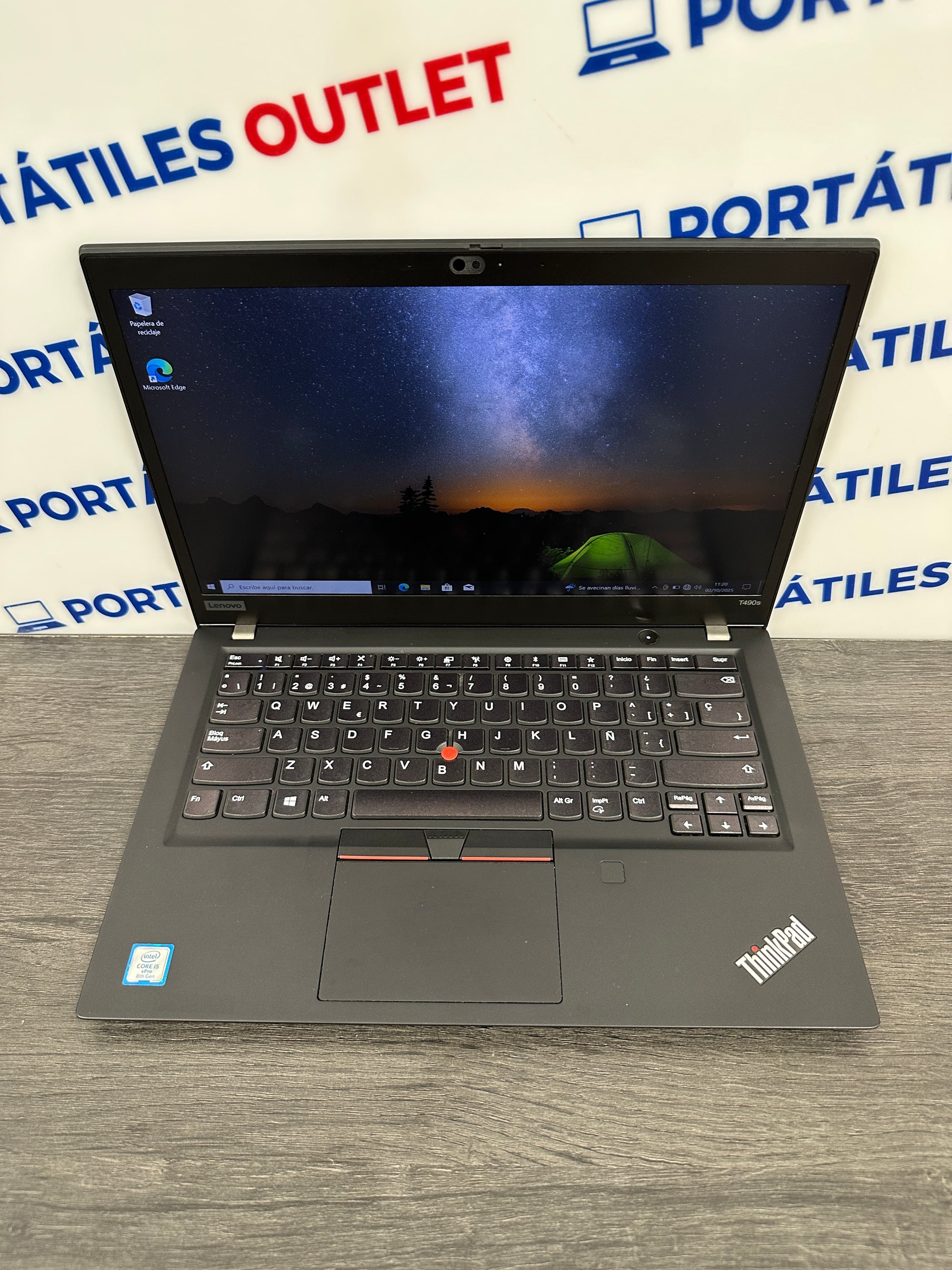 Lenovo Thinkpad T490S Core i5 i5-8365U 1.6GHz (Total: 4 cores) 8GB 256GB SSD