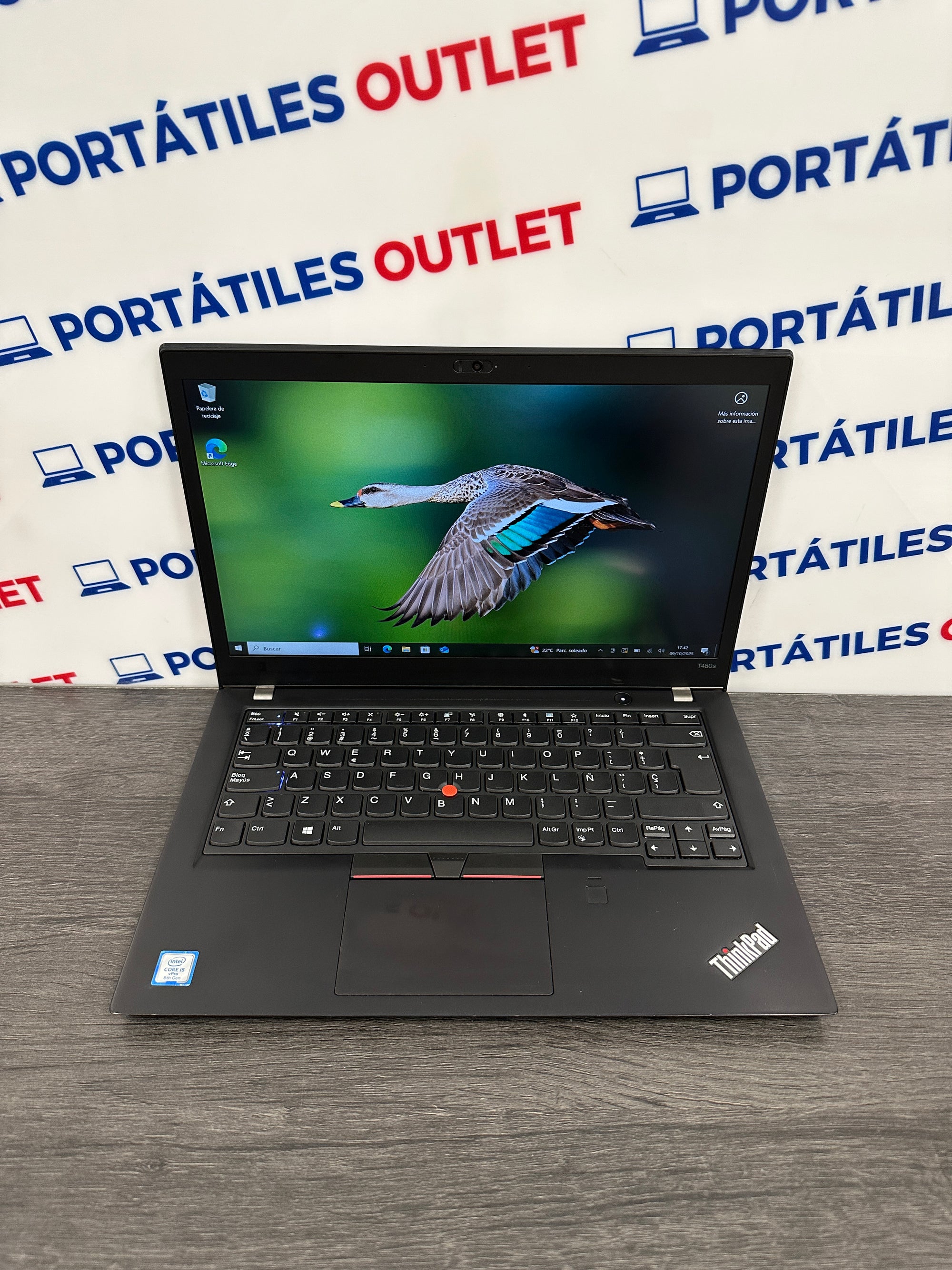 Lenovo Thinkpad T480S TACTIL Core i5 i5-8350U 1.7GHz (Total: 4 núcleos) 16GB 256GB SSD