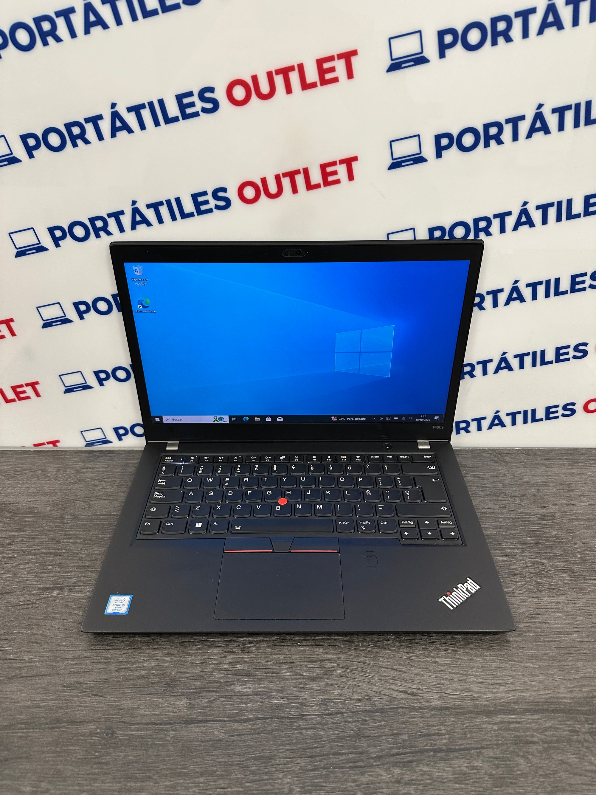 Lenovo Thinkpad T480S TACTIL Core i5 i5-8350U 1.7GHz (Total: 4 núcleos) 24GB 500GB SSD