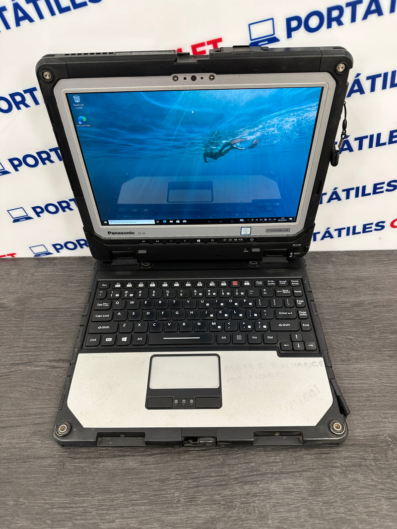 Panasonic ToughBook CF-33 Core i7 i7-7600U 2.8GHz (Total: 2 cores) 16GB 512GB SSD