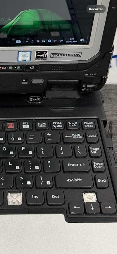 Panasonic ToughBook CF-33 Core i5 i5-7300U 2.6GHz (Total: 2 núcleos) 16GB 500GB SSD