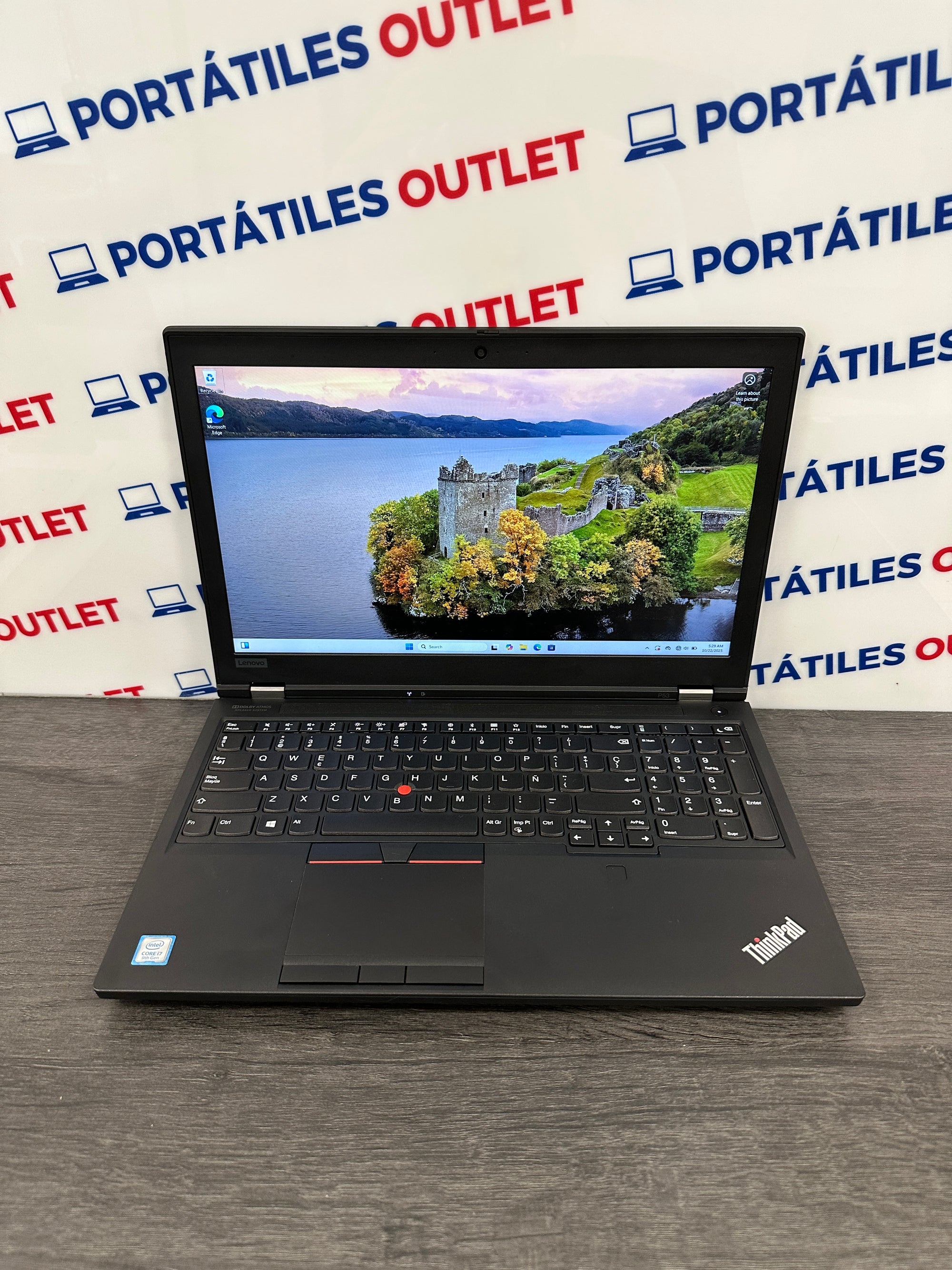 Lenovo Thinkpad P53 Core i7 i7-9750H 2.6GHz (Total: 6 núcleos) 32GB 1TB SSD