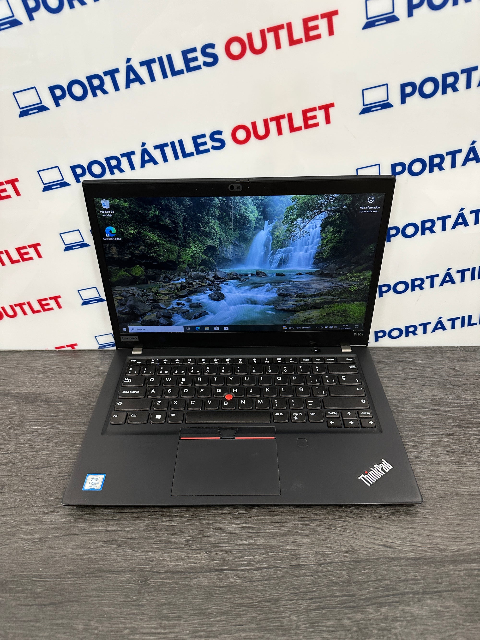 Lenovo Thinkpad T490S Core i5 i5-8365U 1.6GHz (Total: 4 núcleos) 8GB 256GB SSD - Portátiles Outlet