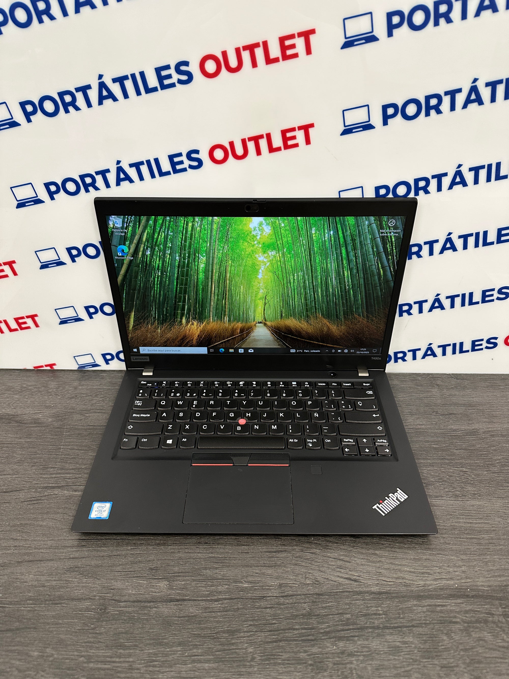 Lenovo Thinkpad T490S Core i7 i7-8665U 1.9GHz (Total: 4 núcleos) 32GB 512GB SSD - Portátiles Outlet
