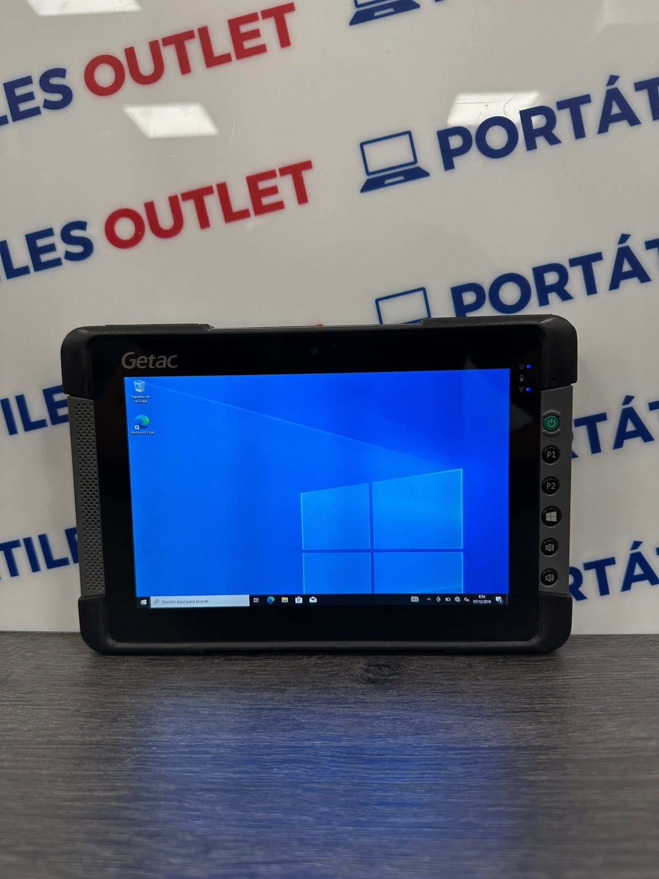 Getac Rugged Tablet PC T800 G2 Atom x7 - Z8750 1.6GHz 8GB 128GB SSD - Portátiles Outlet