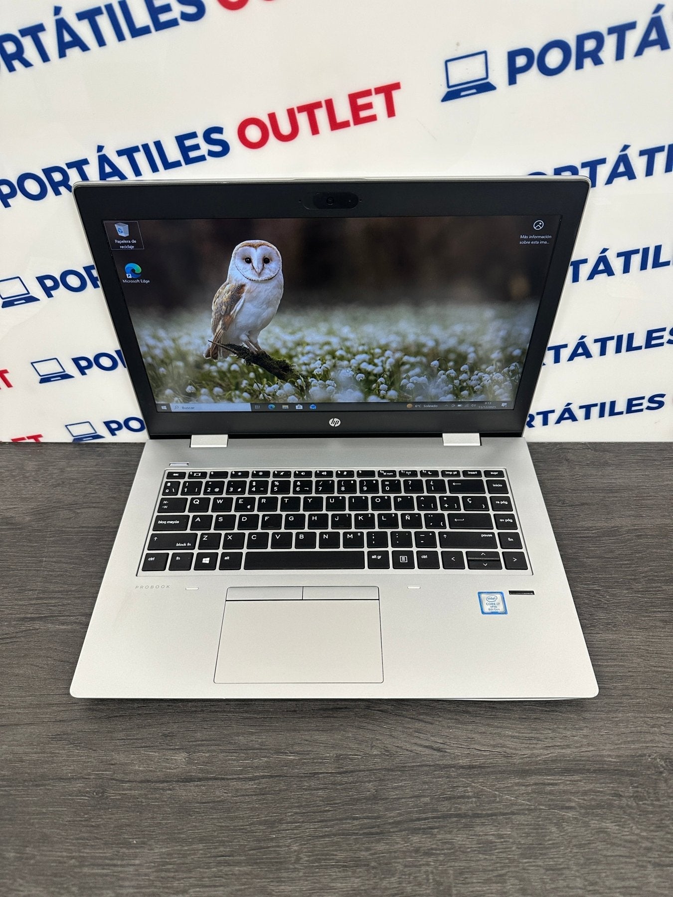 HP ProBook 640 G4 Core i7 i7 - 8650U 1.9GHz (Total: 4 núcleos) 16GB 256GB SSD - Portátiles Outlet