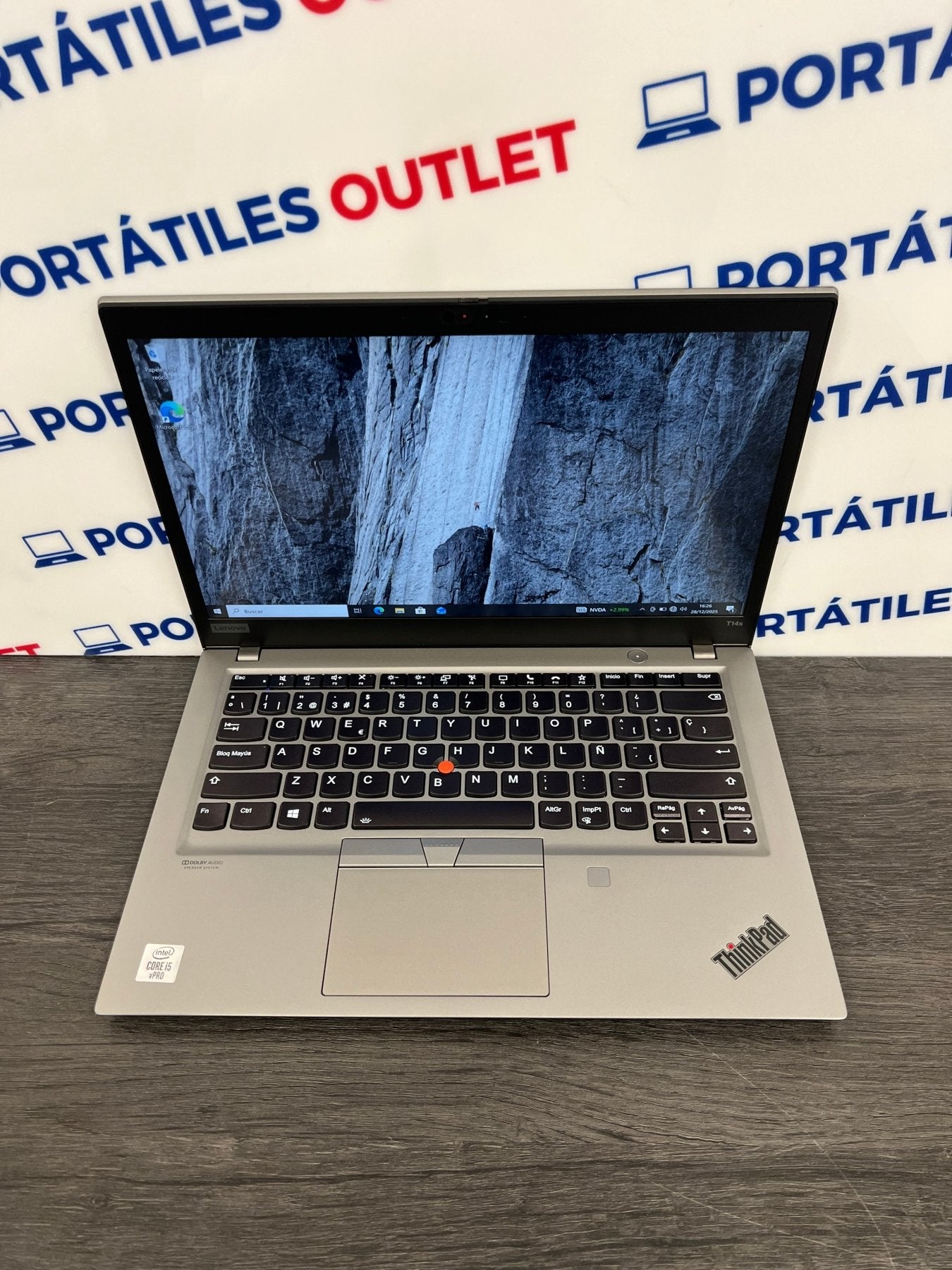Lenovo Thinkpad T14S GEN 1 Core i5 i5 - 10310U 1.7GHz 8GB 512GB SSD - Portátiles Outlet