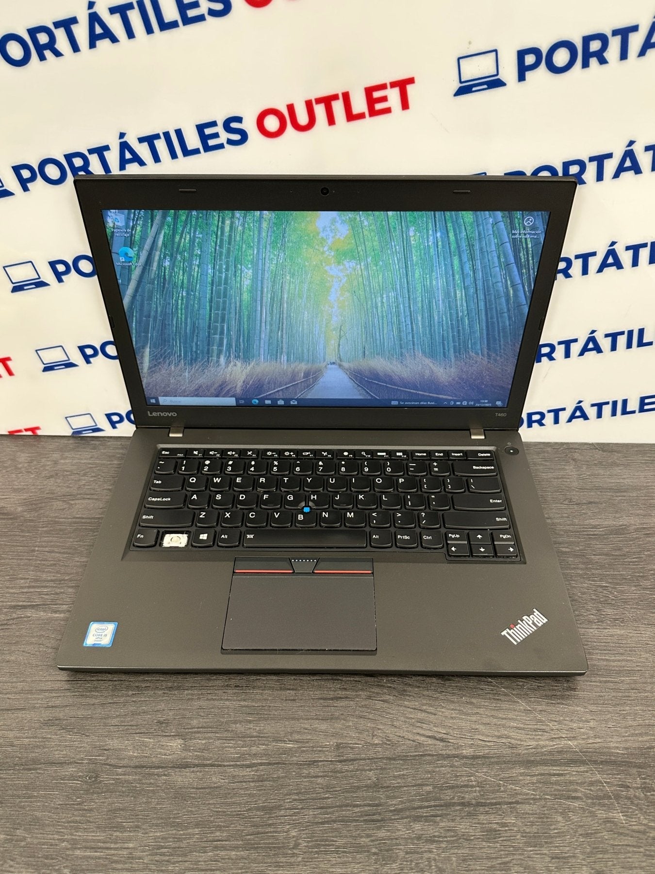 Lenovo Thinkpad T460 Core i5 i5 - 6300U 2.4GHz (Total: 2 núcleos) 8GB 128GB SSD - Portátiles Outlet