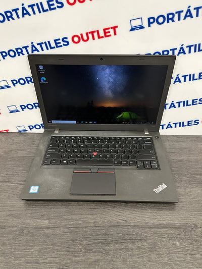 Lenovo Thinkpad T460 Core i5 i5 - 6300U 2.4GHz (Total: 2 núcleos) 8GB 128GB SSD - Portátiles Outlet