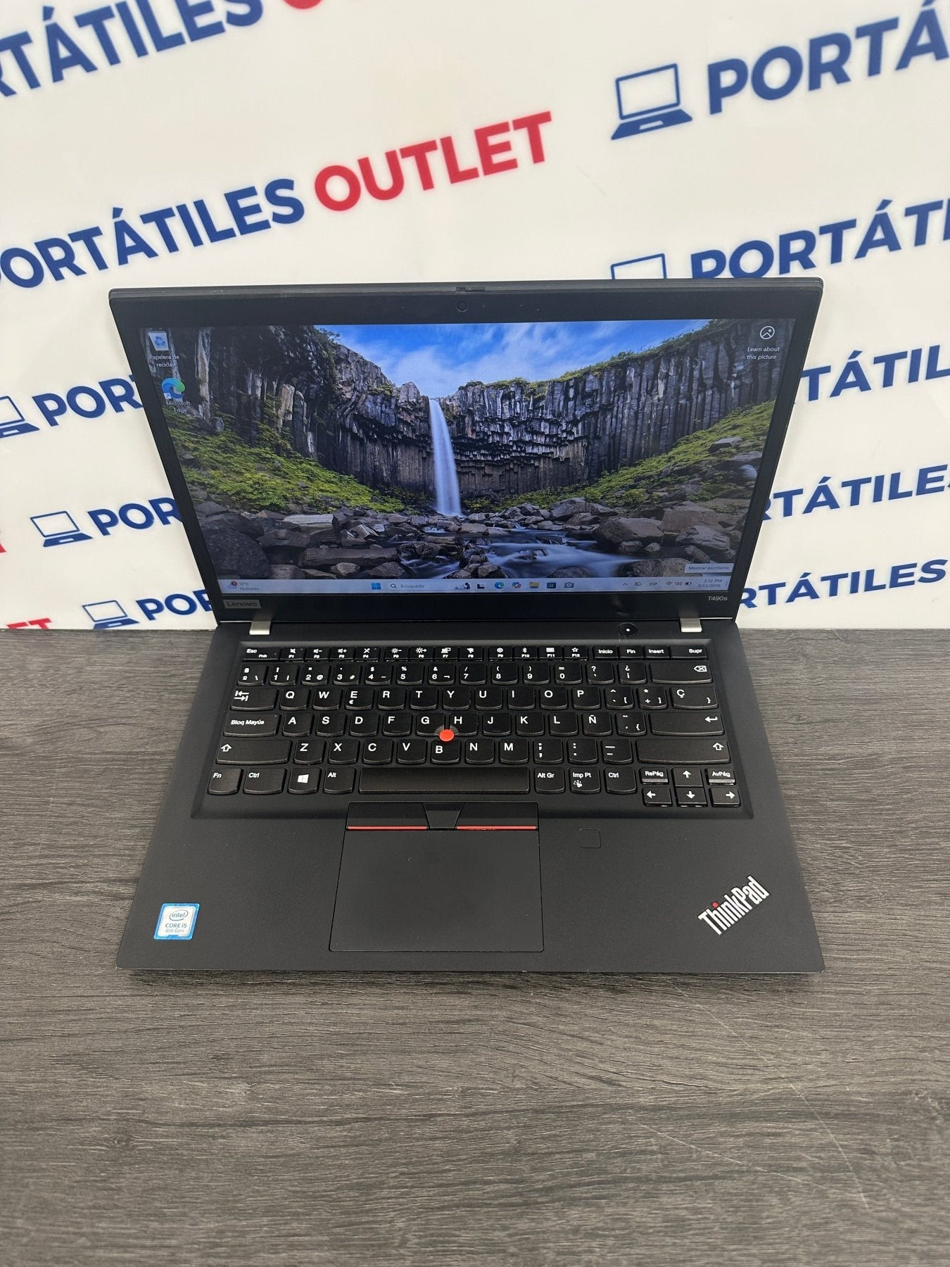 Lenovo Thinkpad T490S Core i5 i5 - 8265U 1.6GHz (Total: 4 núcleos) 8GB 256GB SSD - Portátiles Outlet