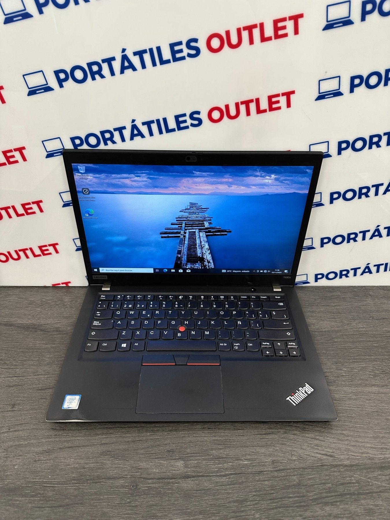 Lenovo Thinkpad T490S Core i5 i5 - 8365U 1.6GHz (Total: 4 núcleos) 8GB 256GB SSD - Portátiles Outlet